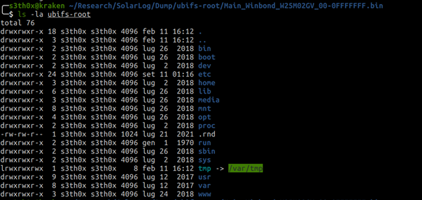 Solar-Log Filesystem
