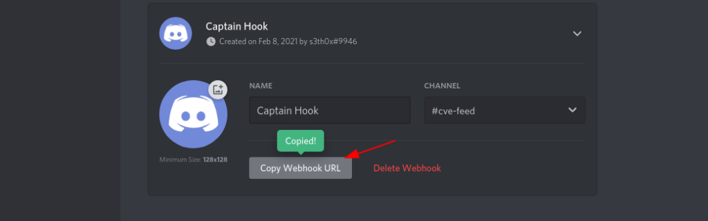 Webhook URL